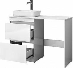 Vigo Мебель для ванной Urban 600-0-2 со столешницей под стиральную машину белая – фотография-6